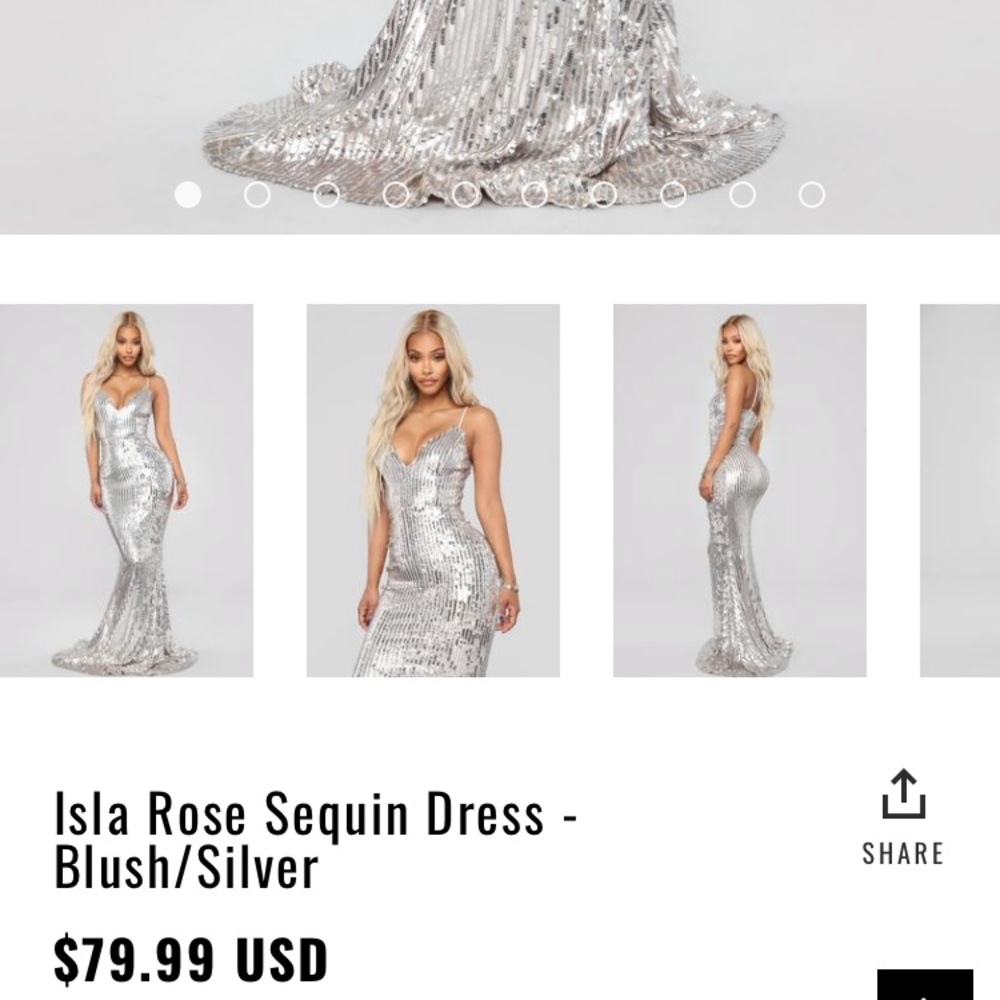 Sequin maxi dress